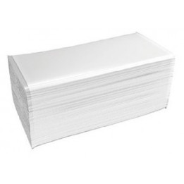 Ręcznik papierowy ZZ biały 1-warstwowy