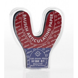 Kalka artykulacyjna Bauch BK81 niebiesko-czerwona