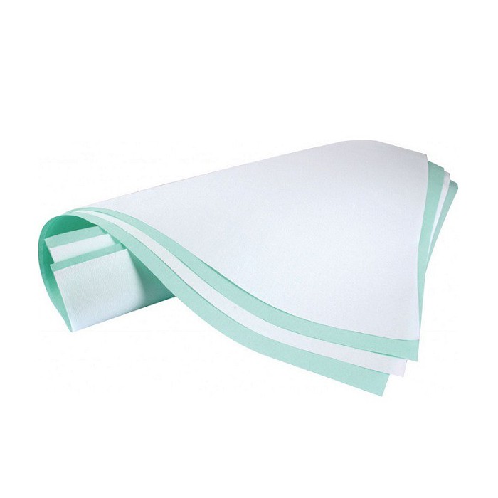Papier krepowany zielony do sterylizacji 500x500mm /50szt.