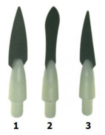 Wymienne końcówki do instrumentów do ceramiki