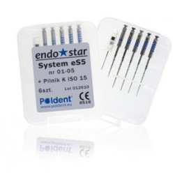 System pilników E5 Endostar zestaw wprowadzający 5 szt.
