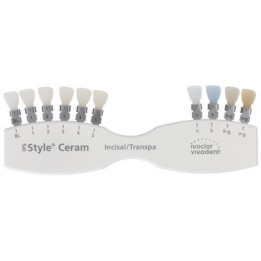 IPS Style Ceram Shade Guide Incisal/Transpa - kolornik