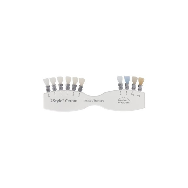 IPS Style Ceram Shade Guide Incisal/Transpa - kolornik