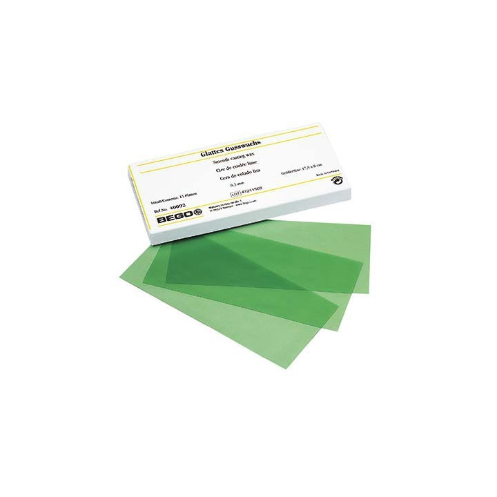 Bego płytka woskowa gładka 0,4mm 15szt. 40093