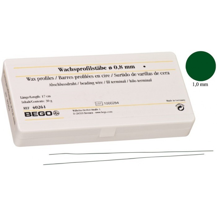 Bego wosk profilowy w pałeczkach 1,0mm 40g 40263