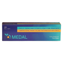 Torebki do sterylizacji Medal 70mm x 230mm 200szt.