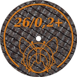 Tarcza zbrojona Motyl 26/0,2 +BF
