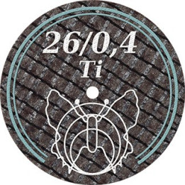 Tarcza zbrojona Motyl 26/0,4 Ti