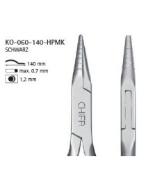 Kleszcze Schwarz wklęsło-wypukłe Chifa KP-060-140-HPMK