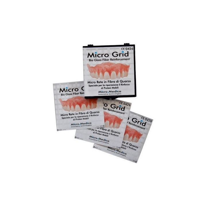 MICRO GRID S 0,45mm 6x6cm światłoutwardzalna siatka wzmacniająca