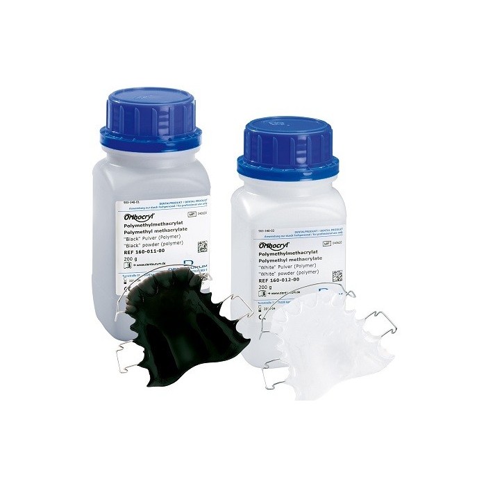 Orthocryl black & white 200g