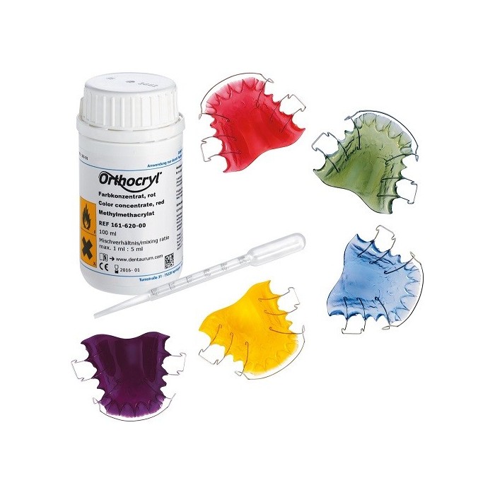 Orthocryl koncetrat czerwony 100ml