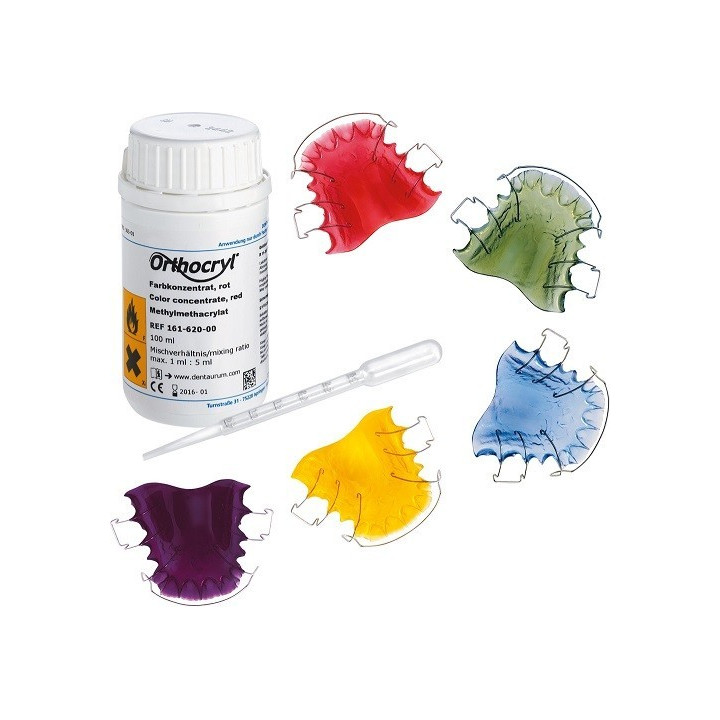 Orthocryl koncetrat czerwony 100ml