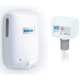 Ecolab NEXA - bezdotykowy dozownik + Skinman Soft Protect 750ml