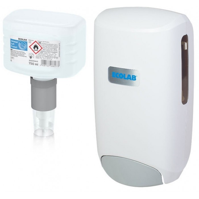 Ecolab NEXA - bezdotykowy manualny + Skinman Soft Protect 750ml