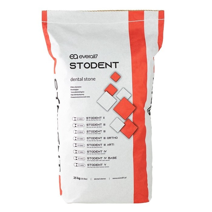 Gips III klasy Stodent żółty 25kg