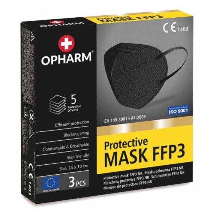 Maska ochronna FFP3 - atest EU BFE pow. 99%