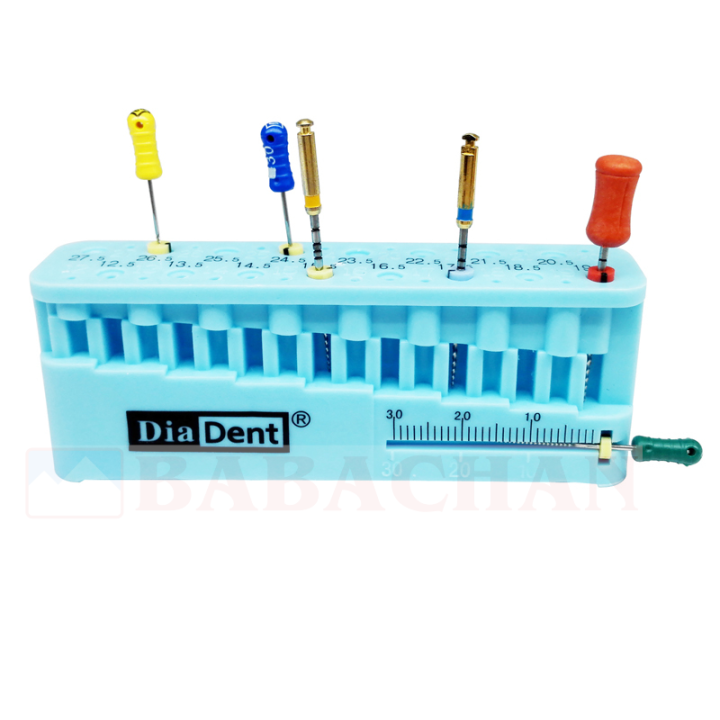 FILE MEASURE SET (mini stojak + linijka endo). Diadent.