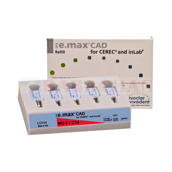 IPS e.max CAD CEREC inLab MO C14 5szt.