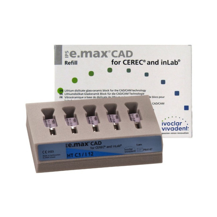 IPS e.max CAD CEREC inLab HT I12 5szt.