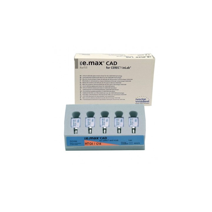 IPS e.max CAD CEREC inLab HT C14 5szt.