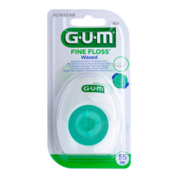 GUM FINE FLOSS Nić do zębów woskowana 55m