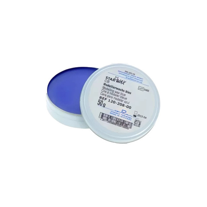 Dentaurum Star Wax CB wosk na korony i mosty 50g niebieski 120-208-00