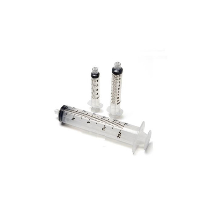 Strzykawka 3-częściowa LUER LOCK 100 szt (2ml oraz 3ml)