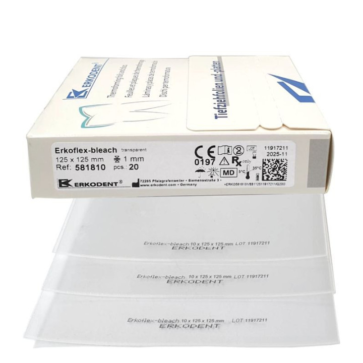 Erkodent - Erkoflex-bleach 1,0x125x125mm 20szt. 581810