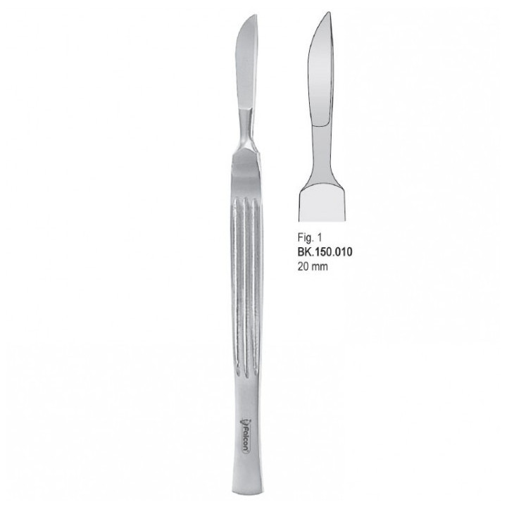 Skalpel ze stali nierdzewnej 20mm BK.150.010