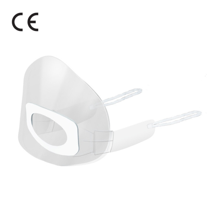 MOUTH SHIELD Transparentne osłonki na usta i nos L/XL 5szt.