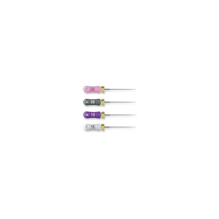 Pilniki ReadySteel C+ File 25mm 6szt. Maillefer Dentsply Sirona