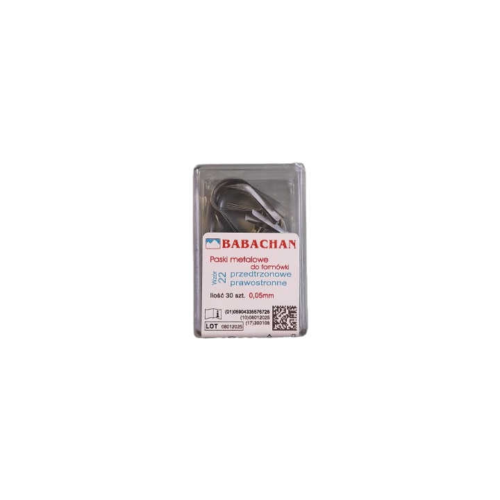 Paski metalowe do formówki ⌀0,05-0,35mm 30szt.
