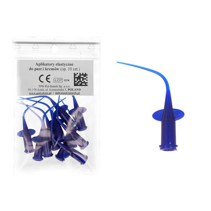 Aplikatory elastyczne do past i kremów 10szt.