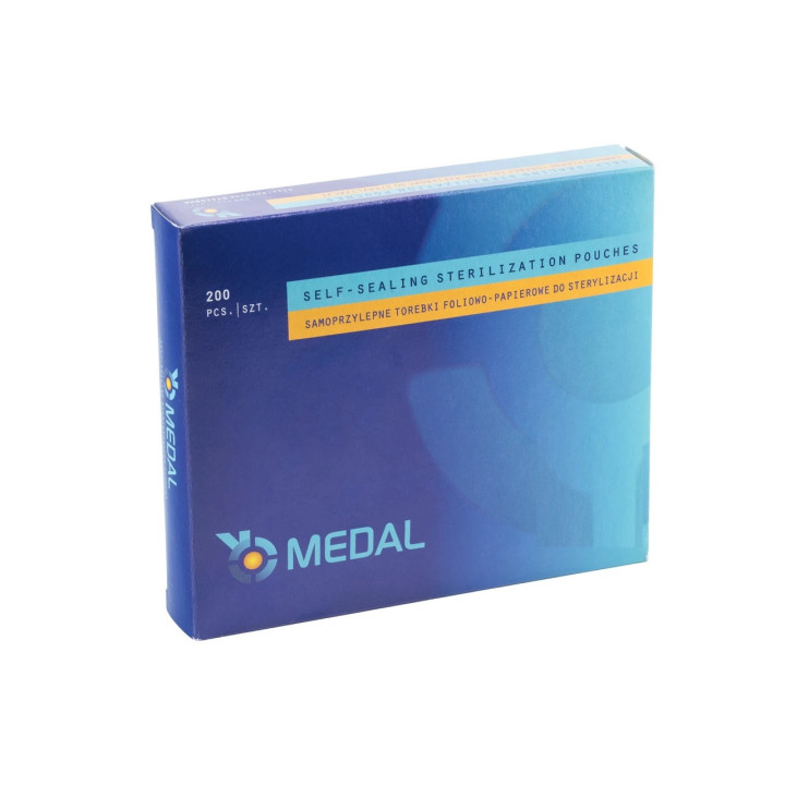 Torebki do sterylizacji Medal 57mm x 100mm 200szt.