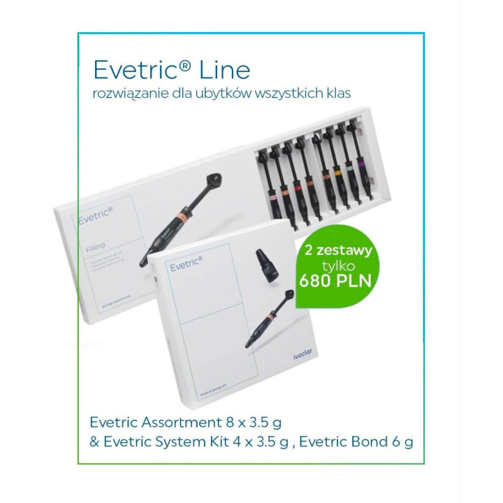 Evetric Assortment 8x3,5g + Evetric System Kit 4x3,5g/Evetric Bond