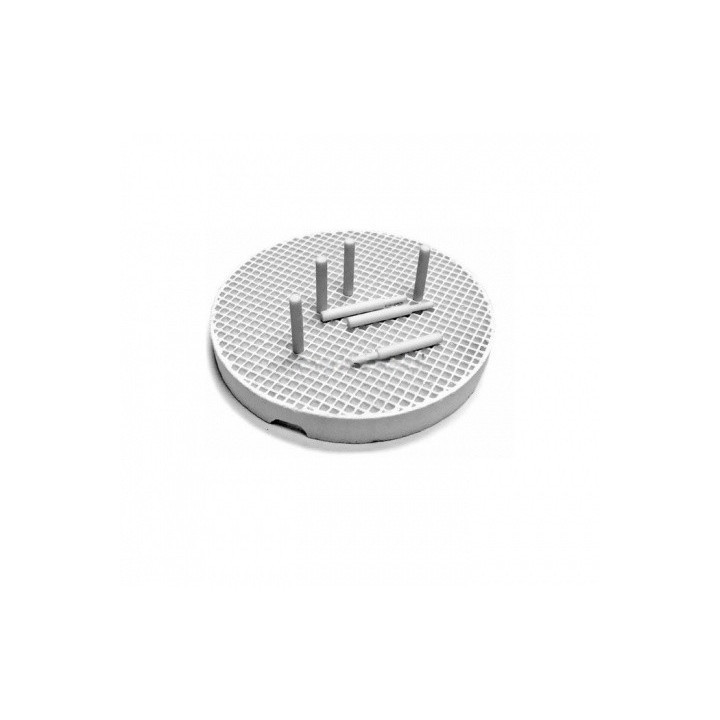 Podstawka porcelanowa z pinami metalowymi / ceramicznymi
